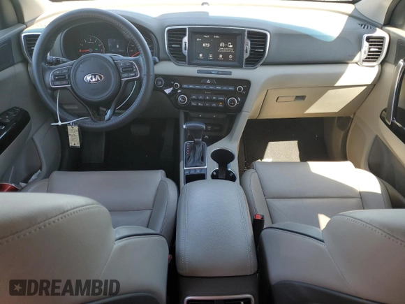 2018 Kia Sportage EX с VIN KNDPNCACXJ7353798, выставлен на аукционе Copart как лот 58032295 с пробегом 45 367 миль миль и Списание • Salvage title. История ставок и продаж доступна на DreamBid. Изображение 8.