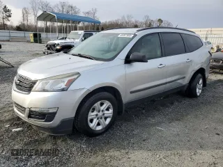 2015 Chevrolet Traverse LS with VIN 1GNKRFED9FJ248612, listed as a Copart auction lot 48367905 with 107,777 mi miles and Salvage Title. Bid and sale history available at DreamBid. Image 1.