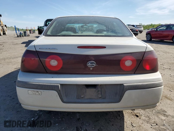 2003 Chevrolet Impala with VIN 2G1WF52E639151085, listed as a Copart auction lot 54119065 with 259,676 mi miles and Salvage Title. Bid and sale history available at DreamBid. Image 6.
