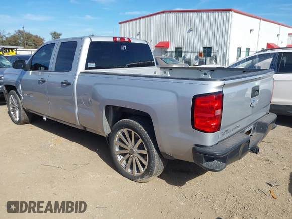 2018 Chevrolet Silverado 1500 Work Truck with VIN 1GCRCNEC6JZ377752, listed as a IAAI auction lot 40905522 with 128,897 mi miles. Bid and sale history available at carsss.com. Image 3.