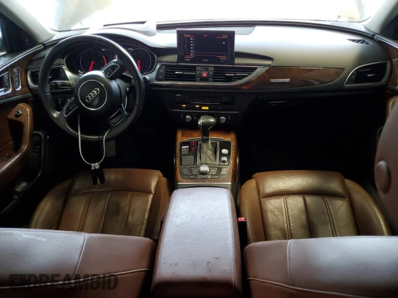 2013 Audi A6 Prestige with VIN WAUJGAFC9DN060792, listed as a Copart auction lot 58141305 with 129,735 mi miles and Salvage title. Bid and sale history available at DreamBid. Image 8.