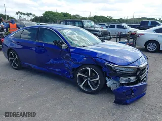2022 Honda Accord Sedan Sport SE with VIN 1HGCV1F46NA016673, listed as a IAAI auction lot 41644567 with 37,006 mi miles. Bid and sale history available at carsss.com. Image 1.