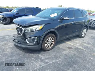 2017 Kia Sorento LX with VIN 5XYPG4A34HG276651, listed as a IAAI auction lot 41971527 with 122,640 mi miles. Bid and sale history available at carsss.com. Image 2.