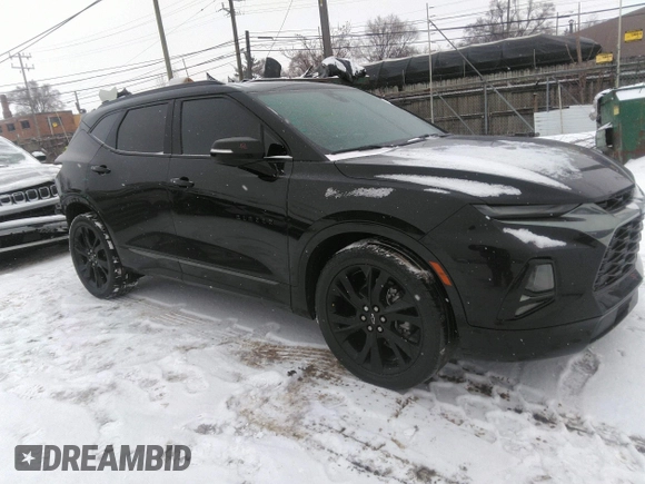 2022 Chevrolet Blazer RS with VIN 3GNKBKRS4NS171473, listed as a IAAI auction lot 41345128 with 33,093 mi miles and . Bid and sale history available at DreamBid. Image 1.