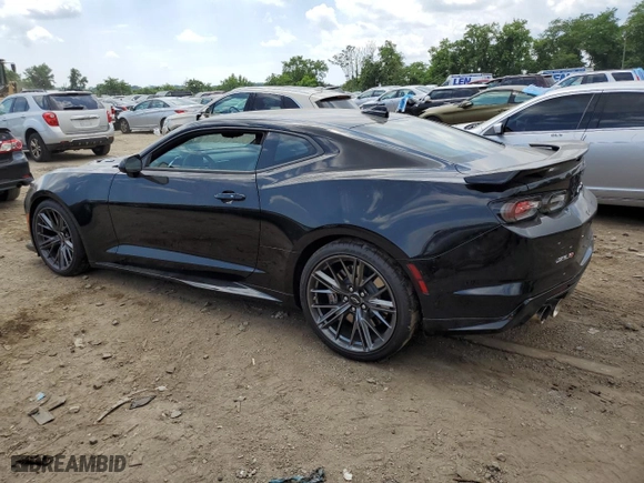 2022 Chevrolet Camaro ZL1 with VIN 1G1FK1R61N0108466, listed as a Copart auction lot 58904544 with 227 mi miles and Salvage Title. Bid and sale history available at carsss.com. Image 2.