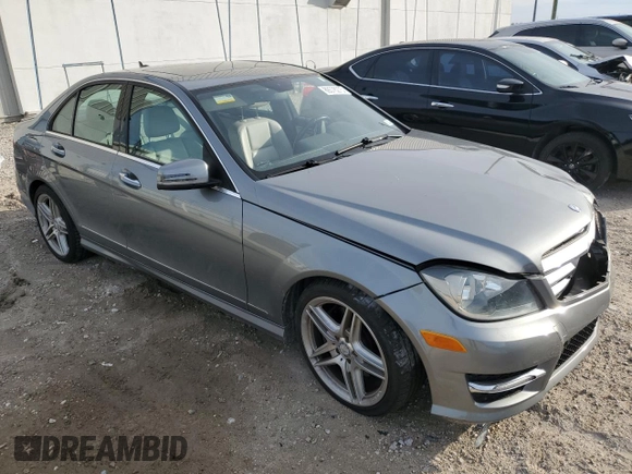 2013 Mercedes-Benz C 350 Sport with VIN WDDGF5HB9DA767884, listed as a Copart auction lot 89378275 with 107,186 mi miles and Non Repairable. Bid and sale history available at DreamBid. Image 4.