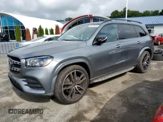 2022 Mercedes-Benz GLS with VIN 4JGFF5KEXNA662759, listed as a Copart auction lot 65176473 with 23,616 mi miles. Bid and sale history available at carsss.com. Image 1.