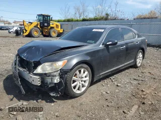 2009 Lexus LS 460 with VIN JTHCL46F695002146, listed as a Copart auction lot 53454775 with Not Provided miles and Salvage Title. Bid and sale history available at DreamBid. Image 1.