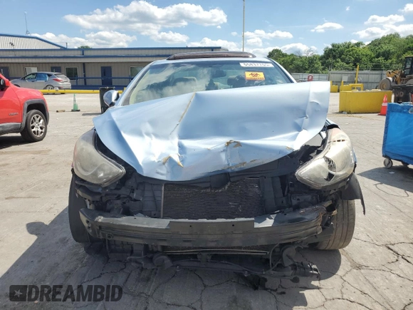 2013 Hyundai Elantra Limited with VIN KMHDH4AE4DU781496, listed as a Copart auction lot 55837765 with 149,815 mi miles and Salvage Title. Bid and sale history available at DreamBid. Image 5.