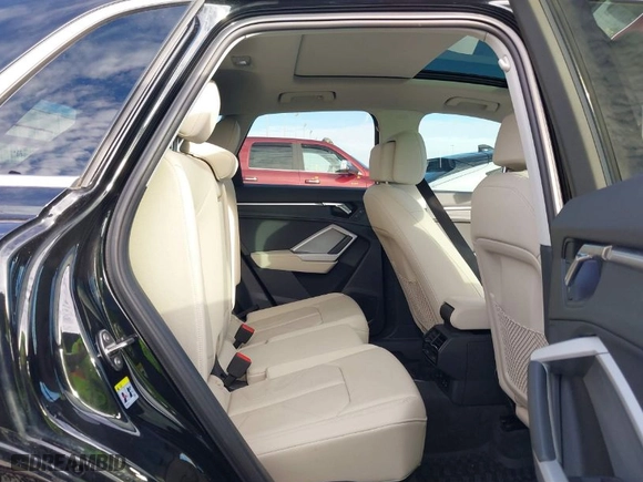 2022 Audi Q3 S line Premium Plus with VIN WA1EECF30N1033019, listed as a IAAI auction lot 41337139 with 22,659 mi miles. Bid and sale history available at carsss.com. Image 8.