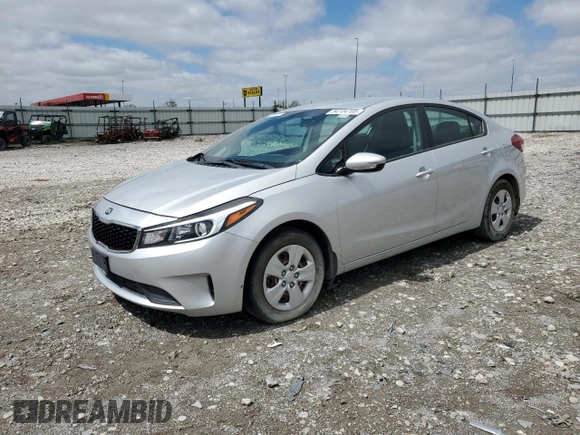 2017 Kia Forte LX with VIN 3KPFK4A76HE027584, listed as a Copart auction lot 54104705 with 122,068 mi miles and Clean Title. Bid and sale history available at carsss.com. Image 1.