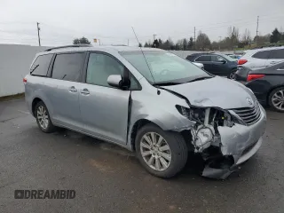 2014 Toyota Sienna LE with VIN 5TDJK3DC4ES089418, listed as a Copart auction lot 44241775 with 15,217 mi miles and Salvage Title. Bid and sale history available at DreamBid. Image 4.