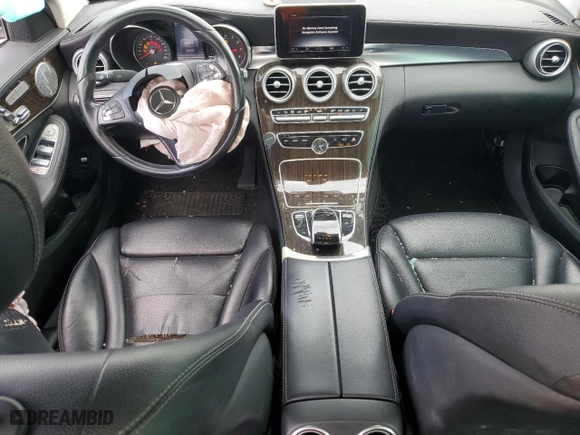 2015 Mercedes-Benz C-Class C 300 with VIN 55SWF4JB5FU049025, listed as a Copart auction lot 47195235 with 188,564 mi miles and Salvage Title. Bid and sale history available at carsss.com. Image 8.