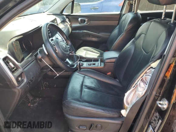 2021 Kia Sorento EX with VIN KNDRH4LG5M5053866, listed as a Copart auction lot 53302885 with 81,004 mi miles and Salvage title. Bid and sale history available at DreamBid. Image 7.