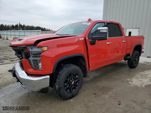2022 Chevrolet Silverado 2500HD LTZ with VIN 2GC4YPEY8N1243150, listed as a Copart auction lot 47221465 with 0 mi miles and Salvage Title. Bid and sale history available at carsss.com. Image 1.