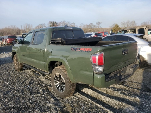 2022 Toyota Tacoma 4WD SR with VIN 3TMCZ5AN4NM513931, listed as a Copart auction lot 48511845 with 26,750 mi miles and Salvage Title. Bid and sale history available at carsss.com. Image 2.