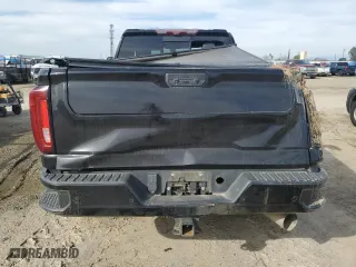2021 GMC Sierra 2500HD AT4 with VIN 1GT49PEY0MF193638, listed as a Copart auction lot 48352925 with 140,995 mi miles and Salvage Title. Bid and sale history available at carsss.com. Image 6.