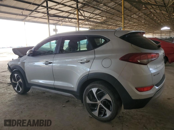 2018 Hyundai Tucson Sport with VIN KM8J33AL5JU800370, listed as a Copart auction lot 43791625 with 0 mi miles and Salvage Title. Bid and sale history available at carsss.com. Image 2.