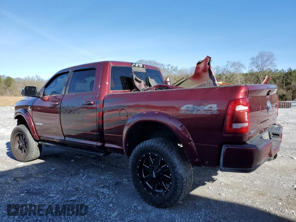 2022 Ram 2500 Big Horn with VIN 3C6UR5DL4NG262770, listed as a Copart auction lot 86885554 with 61,061 mi miles and Salvage Title. Bid and sale history available at carsss.com. Image 2.