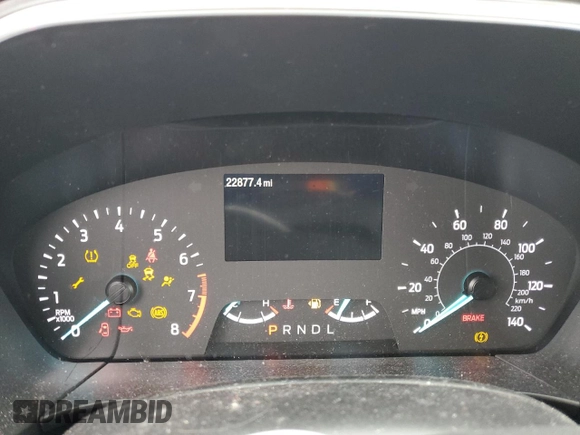 2022 Ford Escape SE with VIN 1FMCU0G67NUB58780, listed as a Copart auction lot 58712475 with 22,877 mi miles and Salvage title. Bid and sale history available at DreamBid. Image 9.