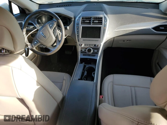 2019 Lincoln MKZ Standard with VIN 3LN6L5A98KR605040, listed as a Copart auction lot 77235584 with 0 mi miles and Salvage Title. Bid and sale history available at carsss.com. Image 8.