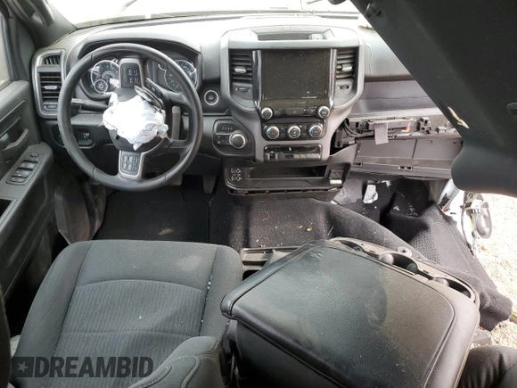 2022 Ram 2500 Tradesman with VIN 3C6UR5CJ2NG125553, listed as a Copart auction lot 80097334 with 0 mi miles and Salvage Title. Bid and sale history available at carsss.com. Image 8.
