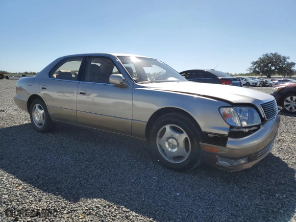 1998 Lexus LS 400 Luxury Sdn with VIN JT8BH28F9W0116715, listed as a Copart auction lot 46878775 with 97,170 mi miles and Salvage Title. Bid and sale history available at carsss.com. Image 4.