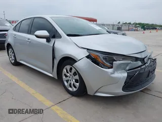 2023 Toyota Corolla LE with VIN 5YFB4MDE5PP077487, listed as a IAAI auction lot 41787681 with 19,831 mi miles. Bid and sale history available at carsss.com. Image 1.