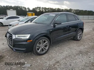 2018 Audi Q3 Premium Plus with VIN WA1HCCFS5JR033572, listed as a Copart auction lot 85574474 with 94,771 mi miles and Salvage Title. Bid and sale history available at carsss.com. Image 1.