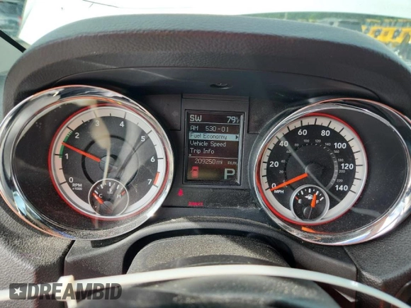 2013 Dodge Durango Citadel with VIN 1C4RDHEG6DC658958, listed as a Copart auction lot 60304945 with 209,250 mi miles and Salvage title. Bid and sale history available at DreamBid. Image 9.