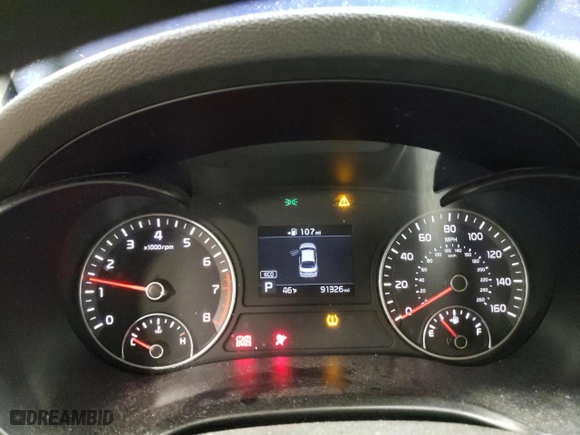 2020 Kia Optima SE with VIN 5XXGT4L39LG403206, listed as a Copart auction lot 48461485 with 91,326 mi miles and Salvage Title. Bid and sale history available at carsss.com. Image 9.