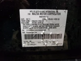 2012 Mazda 6 i Grand Touring с VIN 1YVHZ8CH3C5M06445, выставлен на аукционе Copart как лот 86061254 с пробегом 133 308 миль миль и Списание • Salvage title. История ставок и продаж доступна на DreamBid. Изображение 13.