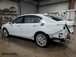 2014 Acura RLX Tech Pkg with VIN JH4KC1F58EC007386, listed as a Copart auction lot 85366634 with 124,832 mi miles and Salvage Title. Bid and sale history available at carsss.com. Image 2.