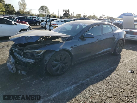 2023 Tesla Model S с VIN 5YJSA1E55PF522232, выставлен на аукционе Copart как лот 47735815 с пробегом Не указан миль и Списание • Salvage title. История ставок и продаж доступна на DreamBid. Изображение 1.