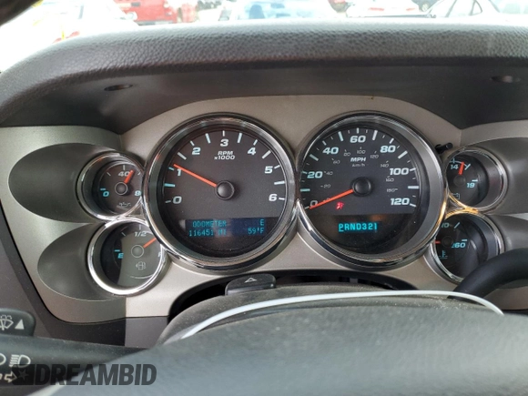 2011 Chevrolet Silverado 1500 LT with VIN 1GCRCSEA3BZ176258, listed as a Copart auction lot 79695524 with 116,451 mi miles and Salvage Title. Bid and sale history available at DreamBid. Image 9.
