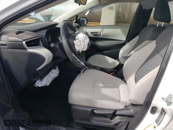 2022 Toyota Corolla LE with VIN JTDEPMAE1N3029242, listed as a Copart auction lot 45032755 with 37,399 mi miles and Salvage Title. Bid and sale history available at carsss.com. Image 7.