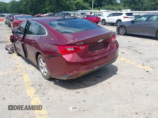2016 Chevrolet Malibu LS with VIN 1G1ZB5ST8GF172301, listed as a IAAI auction lot 42497233 with Not provided miles and . Bid and sale history available at DreamBid. Image 3.