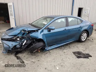 2025 Toyota Camry LE with VIN 4T1DAACK8SU558316, listed as a Copart auction lot 53994435 with 12,327 mi miles and Non Repairable. Bid and sale history available at DreamBid. Image 1.