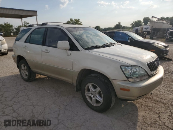 2000 Lexus RX 300 with VIN JT6HF10U9Y0138004, listed as a Copart auction lot 69273974 with 0 mi miles and Salvage Title. Bid and sale history available at carsss.com. Image 4.