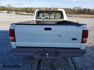 1996 Ford Ranger XL with VIN 1FTCR10U6TUD90403, listed as a Copart auction lot 45525465 with 57,646 mi miles and Salvage Title. Bid and sale history available at carsss.com. Image 6.
