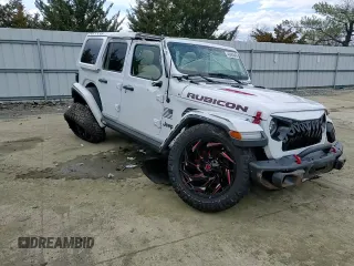 2018 Jeep Wrangler Unlimited Rubicon with VIN 1C4HJXFGXJW244945, listed as a Copart auction lot 49893645 with 45,802 mi miles and Salvage title. Bid and sale history available at DreamBid. Image 12.