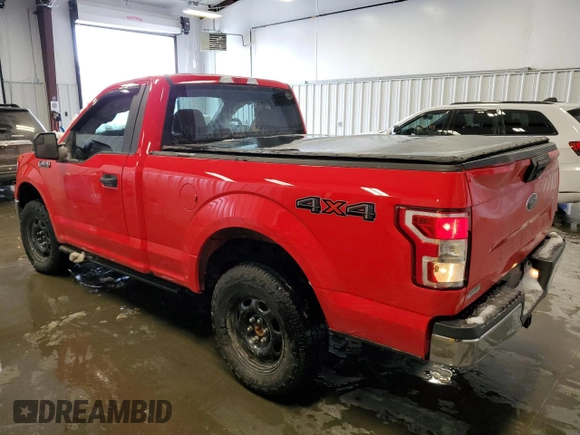 2018 Ford F-150 XL with VIN 1FTMF1EB6JFD30708, listed as a Copart auction lot 50289565 with 26,757 mi miles and Salvage Title. Bid and sale history available at carsss.com. Image 2.