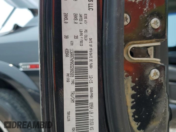 2016 Ram 1500 Laramie z VIN 1C6RR7NM0GS206569, wystawiony jako Copart lot #60312435 z przebiegiem 207 973 mil mil oraz Czysty tytuł • Clean title. Historia ofert i sprzedaży dostępna na DreamBid. Obrazek 12.