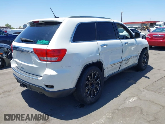 2011 Jeep Grand Cherokee Overland with VIN 1J4RR6GT2BC647589, listed as a IAAI auction lot 42603134 with 153,570 mi miles and . Bid and sale history available at DreamBid. Image 4.