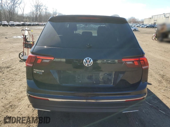2021 Volkswagen Tiguan SE with VIN 3VV3B7AX3MM042775, listed as a Copart auction lot 50608595 with 89,480 mi miles and Salvage Title. Bid and sale history available at DreamBid. Image 6.