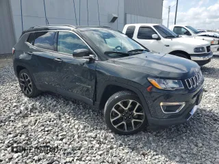 2018 Jeep Compass Limited with VIN 3C4NJCCB1JT488736, listed as a Copart auction lot 51573935 with 69,498 mi miles and Salvage Title. Bid and sale history available at carsss.com. Image 4.