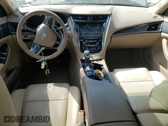 2015 Cadillac CTS Luxury RWD with VIN 1G6AR5SXXF0112477, listed as a Copart auction lot 74212684 with 63,257 mi miles and Salvage Title. Bid and sale history available at DreamBid. Image 8.