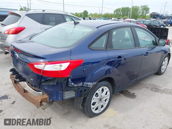2012 Ford Focus SE with VIN 1FAHP3F21CL163449, listed as a IAAI auction lot 42296901 with 229,857 mi miles and . Bid and sale history available at DreamBid. Image 4.