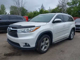 2016 Toyota Highlander Limited with VIN 5TDDKRFHXGS269529, listed as a IAAI auction lot 42365574 with 108,241 mi miles and . Bid and sale history available at DreamBid. Image 2.