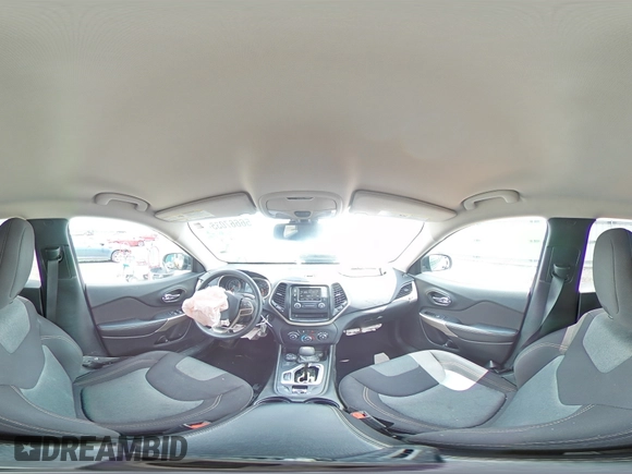 2017 Jeep Cherokee Sport with VIN 1C4PJMAB4HW646802, listed as a Copart auction lot 56667035 with 135,049 mi miles and Salvage title. Bid and sale history available at DreamBid. Image 15.